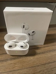 Apple AirPods 3rd Generation Wireless In-Ear Headset - White - Photo 1 sur 7