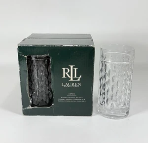 LAUREN by Ralph Lauren Aston Fine Crystal Highball Glasses - Set of 4 - 13.5oz - Picture 1 of 11