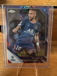 2022 Topps Chrome UCC Champions League Refractor Neymar Jr /250 - Picture 1 of 2