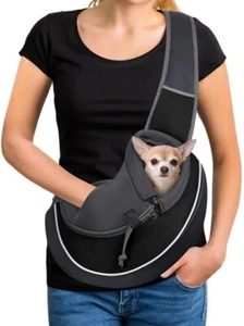Pet Carrying Bag Crossbody Bag For Pets Dogs Cat Comfortable Sling Bag For Pets - Picture 1 of 12
