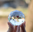 Sphère de cristal coupe claire 50-100 mm boule de regard à facettes prismes attrape-soleil maison 