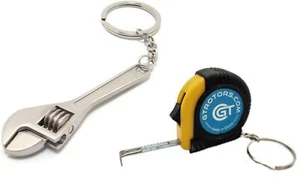 GT//Rotores Mini Llavero Plateado Parte Automotriz Coche Regalo Llavero y 3... - Imagen 1 de 8