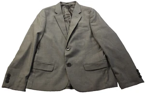NORDSTROM Elliott Boys Gray Lined 2-Button Sport Coat Jacket Blazer NEW Size 8 - Picture 1 of 5