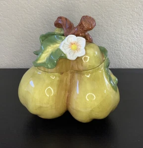 Vintage Three Pears Cookie Jar Bico China - Picture 1 of 17