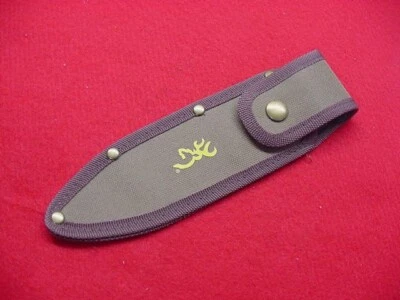 Funda para cuchillo Browning de fábrica - Lienzo - Hoja de 6" - ¡Nuevo!! Foto 1 de 4