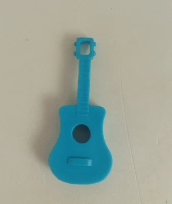 2004 Milton Bradley Buckaroo! Replacement Parts Plastic Guitar Blue - Image 1 of 2