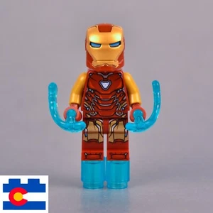 LEGO Iron Man Mark 85 Minifigura Marvel Super Heroes Endgame Gold Arms (76131) - Imagen 1 de 6