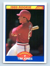 1989 Score Tim Jones Rookie St. Louis Cardinals #649