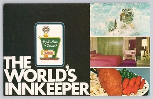 Postcard Holiday Inn Martinsburg WV Multi View Pool Room World's Innkeeper 1970s - Imagen 1 de 4