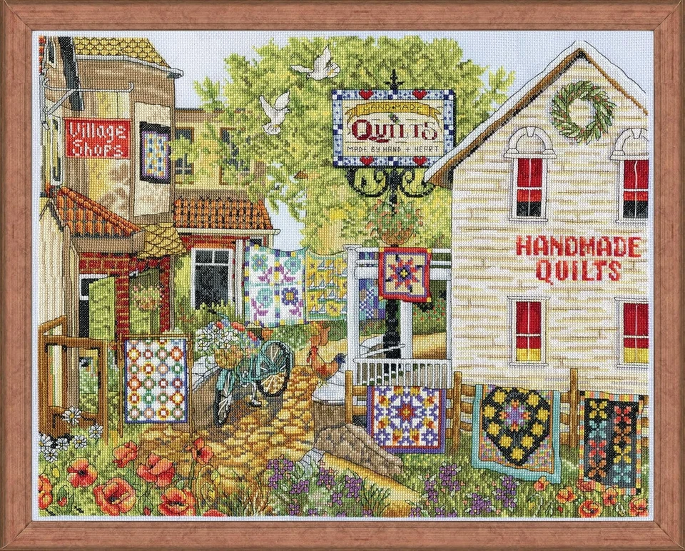 Design Works Crafts Inc. Village Shops Counted Cross Stitch Kit - Image 1 of 1