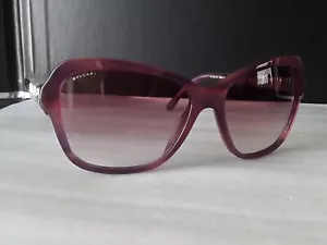 Occhiali da sole donna BVLGARI italiani 8142-B viola rosa nuovi con cristalli Swarovski - Foto 1 di 13