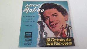 ANTONIO MOLINA "EL CRISTO DE LOS FAROLES" EP 7" SPANISH SINGLE VG/VG MBE/MBE - Picture 1 of 2