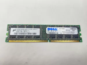 Micron 256MB PC2100 DDR-266MHz ECC Unbuffered CL2.5 184-Pin DIMM Memory Module - Picture 1 of 2