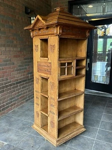 Rare Seymour Easton 1859-1916 Tabard Inn Library Revolving Oak Bookcase - Picture 1 of 14