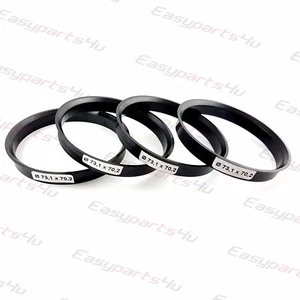 4x Spigot Rings 73,1 mm - 70,2 mm Conversion spigot rings for alloy wheels - Bild 1 von 3