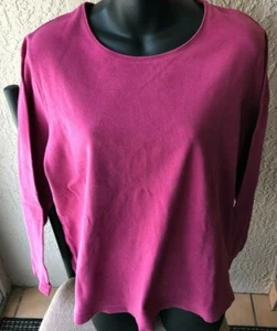 Croft & Barrow, Camisa Manga Larga para Damas, XL, Algodón, Rosa - Imagen 1 de 4