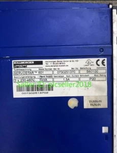 Servo driver 1 pieza usado probado KOLLMORGEN Servostar 601 S60100 DHL o FedEx - Imagen 1 de 3