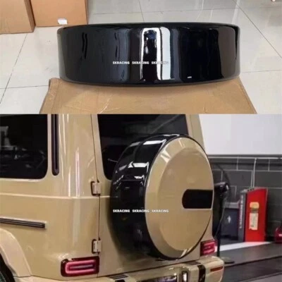 Cubierta de anillo de neumático de repuesto negra para Mercedes Benz G Wagon W463 W464 G500 G550 G63 Foto 1 de 4