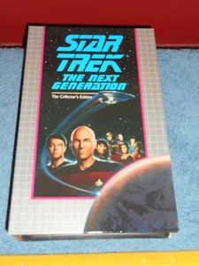 STAR TREK THE NEXT GENERATION VHS Tape 1992 MENAGE A TROIS SAREK TRANSFIGURATION - Picture 1 of 12