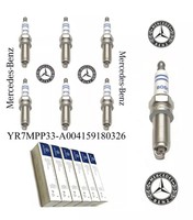 6 Un Platino Bujias Yr7mpp33 004159180326 Para Mercedes Benz C230