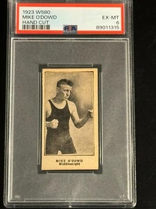 1923 W580 Hand Cut Mike O'Dowd PSA EX-MT 6 (pop:3, higher:4) - Picture 1 of 2