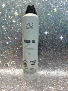 AG Hair Mousse Gel Extra-Firm Curl Retention 10oz (Small Dents In Bottle No Cap) - Picture 1 of 1
