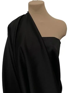 VESTIDO DE NOVIA ELÁSTICO PEAU DE SOIE NEGRO BTY 54" TRAJES, VESTIDOS, PANTALONES - Imagen 1 de 1