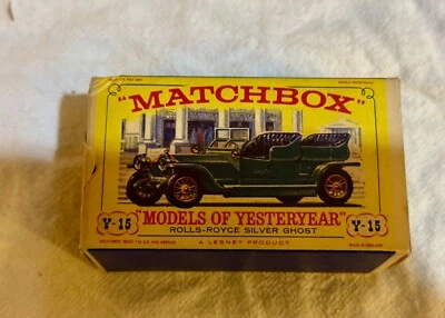 Matchbox Mint Y-15 Rolls Royce Silver Ghost Models of Yesteryear Car - Image 1 of 4