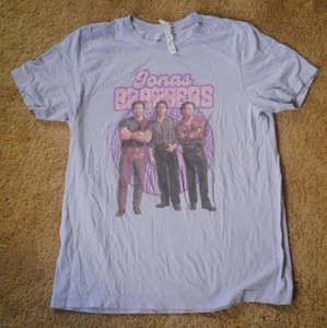 JONAS BROTHERS Camiseta Morada Talla L 100% Algodón - Imagen 1 de 1