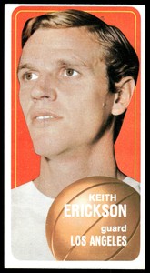 1970-71 Topps 1970-71 Topps Basketball Keith Erickson Los Angeles Lakers #38