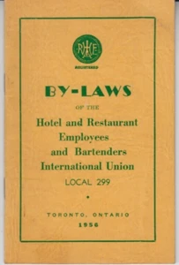 By-Laws of the Hotel and Restaurant Employees and Bartenders International Union - Picture 1 of 3