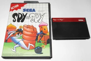 SEGA MASTER SYSTEM - SPY VS SPY! BOXED ORIGINAL EURO GAME ARCADE PLATFORM - Picture 1 of 13