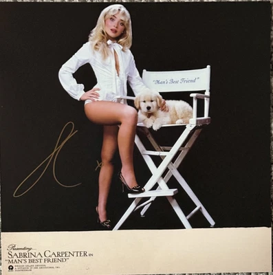 Sabrina Carpenter | Man's Best Friend Light Blue with SIGNED INSERT - Image 1 of 3