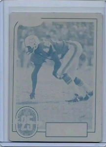 1/1 PAUL WARFIELD 1988 SWELL HOF 25th  ANNIVERSARY PRINTING PLATE MIAMI DOLPHINS - Picture 1 of 2