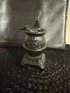 Vintage Gusseisen Miniatur Topf Bauchofen - Bild 1 von 6