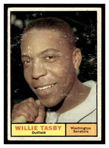 1961 Topps BASEBALL #458 Willie Tasby 61TBB - Picture 1 of 2