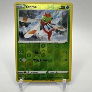 Yanma 001/072 Pokemon Sword & Shield 2021 Shining Fates Reverse Holo LP - Picture 1 of 3
