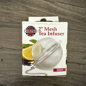 Norpro Tea Infuser in Original Box For Teapot or Cup New - Picture 1 of 2