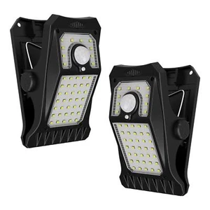 45LEDs Solar Lights Outdoor Clip Motion Sensor Lights 3 Modes 3 Mounting Ways... - Picture 1 of 8