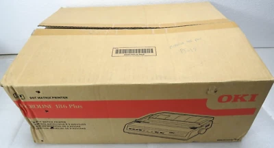 Okidata Microline 186 Plus EST PT-1S Dot Matrix Printer D23310A [CTA] - Image 1 of 4