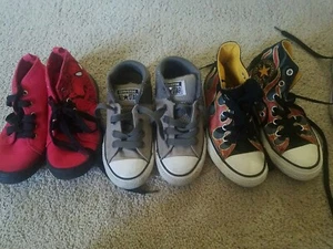 Converse Chuck Taylor High Tops/All Star/Spiderman - Picture 1 of 6