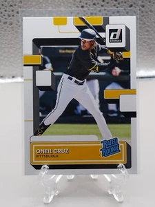 2022 Donruss Oneil Cruz Rated Rookie Pittsburgh Pirates #80 - Picture 1 of 2