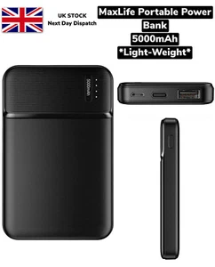 Portable Power Bank 5000mAh USB Charger Heated Vest Travel Mobile Phones UK - Picture 1 of 8