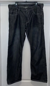 Jeans uomo Buffalo David Bitton 36 lavaggio scuro etichetta bianca relaxed travis basic - Foto 1 di 11