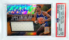 /20 Kenny Walker AUTO PSA 8 Pop 1 2013-14 Spectra Autograph GAME WORN PATCH SP