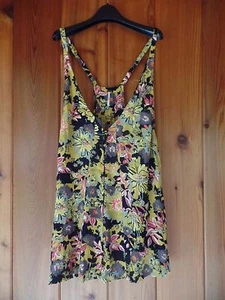 Abito Free People nuovo con bottoni davanti stampa fiori taglia 4 - Foto 1 di 5