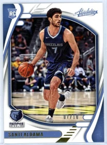 2021-22 Panini Chronicles Absolute Gold Rookie #205 Santi Aldama #07/10 - Picture 1 of 2