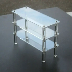 Acrylic Display Shelf Stand Counter Retail Riser Action Figure Cosmetics Plinth - Zdjęcie 1 z 19