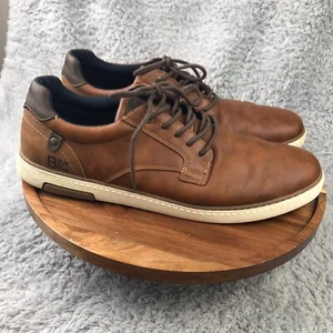 B-52 By BullBoxer Jet Oxford Para Hombres 13 Marrón Imitación Cuero Informales Tenis con Cordones - Imagen 1 de 10