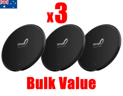x3 Wireless Fast Charger Samsung Galaxy Iphone Oppo Google HTC Bulk Wholesale - Image 1 of 4